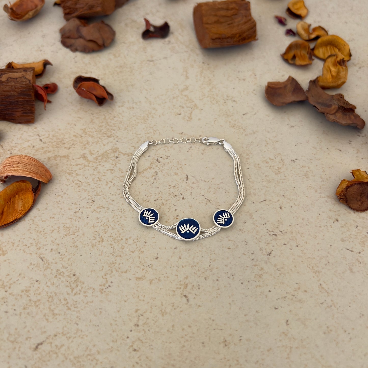Handmade Sterling Silver Bracelet – Guardian Angel Motif – Adjustable 925 Silver Women’s Jewelry – Symbol of Protection & Light
