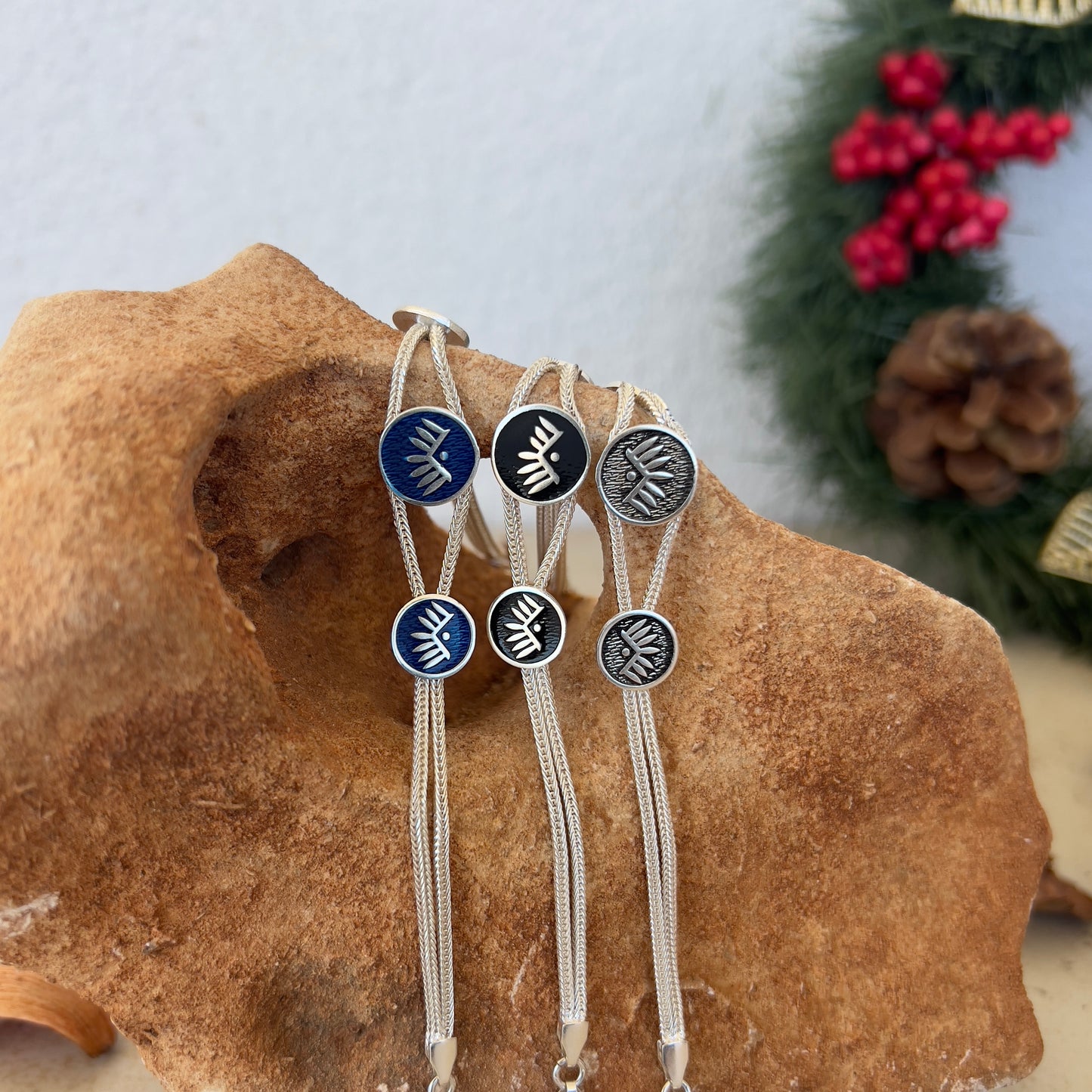 Handmade Sterling Silver Bracelet – Guardian Angel Motif – Adjustable 925 Silver Women’s Jewelry – Symbol of Protection & Light
